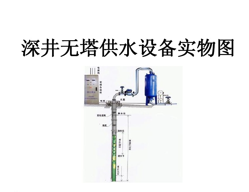 张北县井泵无塔式供水设备